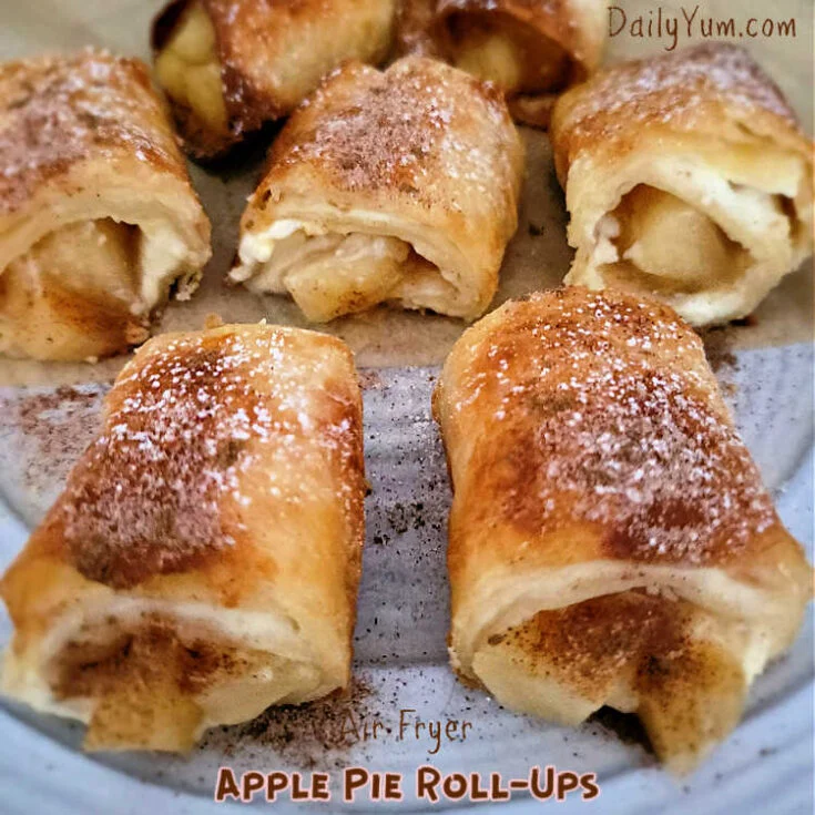 Air Fryer Apple Pie Roll-ups